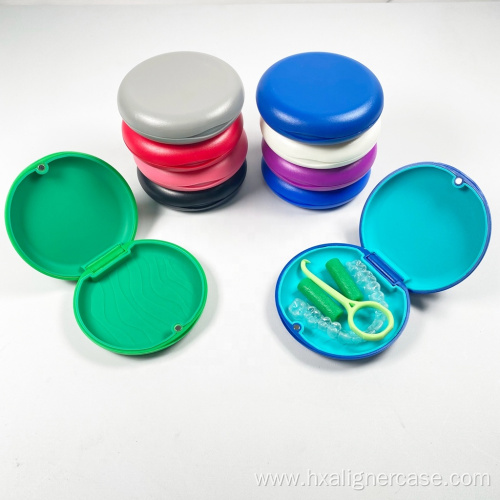 Magnetic Portable Invisible Brace Box with Silicone pads